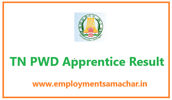 TN PWD Apprentice Result