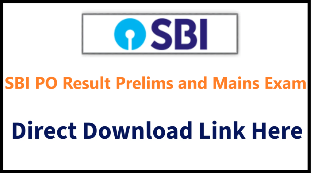 SBI PO Result