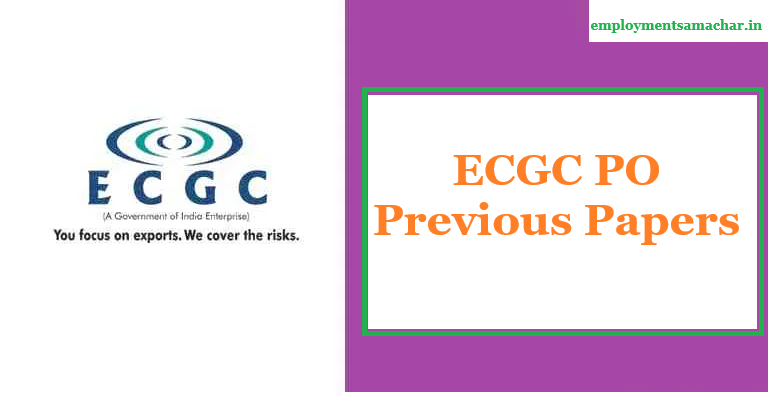 ECGC PO Previous Papers 