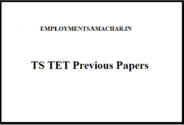 TS TET Previous Papers