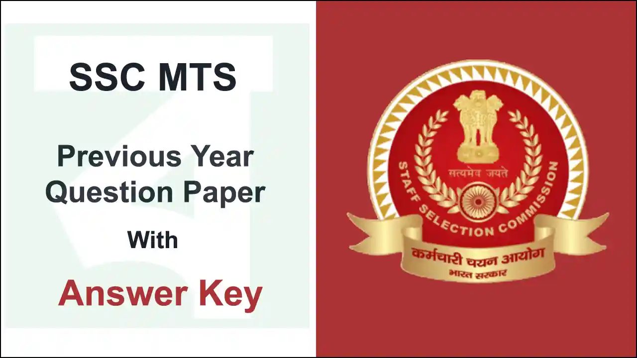 SSC MTS Previous Papers