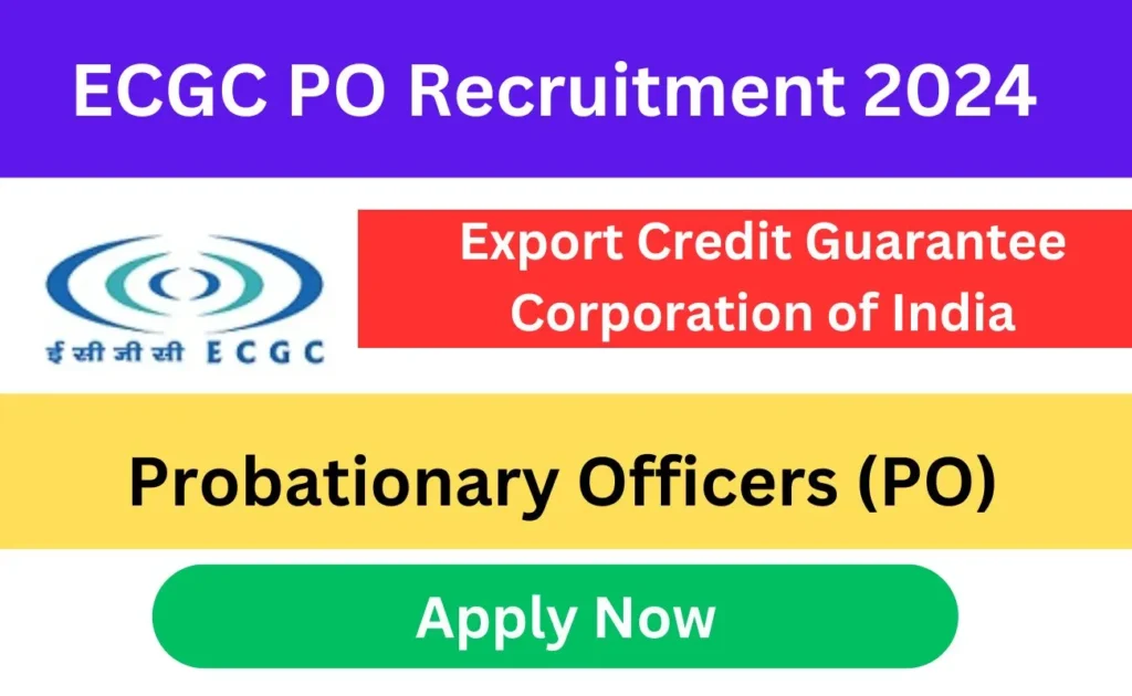 ECGC PO Recruitment