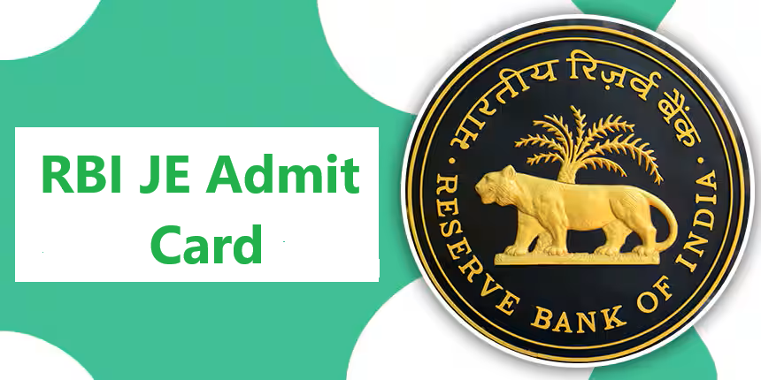 RBI JE Admit Card 