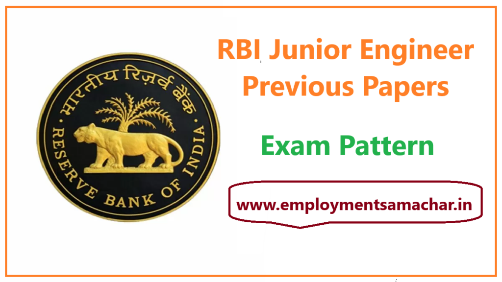 RBI JE Previous Papers 